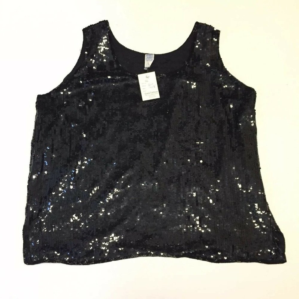 Gunit Fashions Womens XL 100% Silk Sleeveless Top